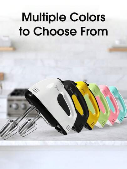 PANCERKA 1 套电动手动搅拌机，7 档手持打蛋器打蛋器，电动搅拌机，家用电器搅拌器，电动食物搅拌机厨房碗辅助搅拌器搅拌