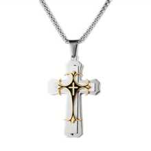 Cross Pendant Necklaces For Men Women Teens Punk Gothic Cross Necklace Fashion Jewelry Gifts Fashion Accessories Creative Gift
