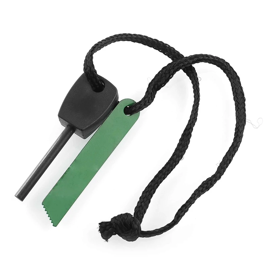 Pedernal para fuego, pedernal para chimenea, pedernal para camping, perdernal para supervivencia, pedernal para caza, iniciador de fuego, piedra iniciadora de fuego, encendedor de fuego, iniciar lubre, generador de chispa, ferrocerio, - Verde - Ver 1