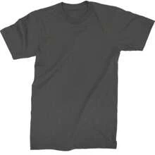 Basics - Pure & Simple Blank Apparel Mens T-Shirt - 炭灰色 - 查看 1