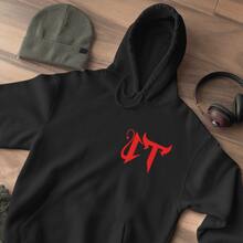Sudadera CT Diablo Corridos Tumbados para Hombre Pecho - Negro - Ver 4