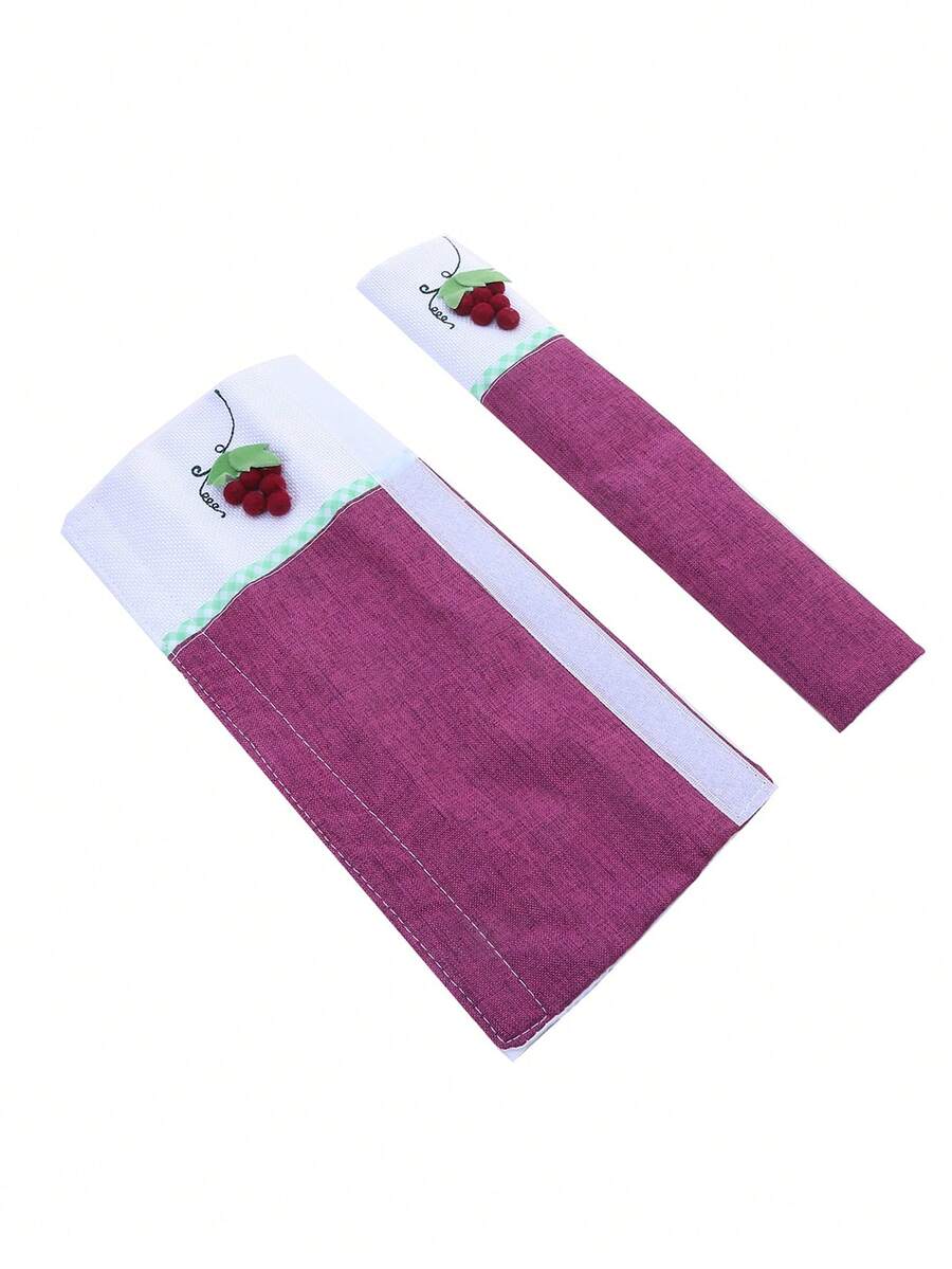 1 Pair Soft Grip Cloth Handle Covers Protective Door Knob Covers For