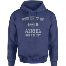 Property Of Azriel ACOTAR Adult Hoodie Sweatshirt - Màu xám than - Xem 7