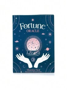 1set Fortune Oracle We All Have The Power To Know What The Future Holds Tarot Cards - Blue - View 3