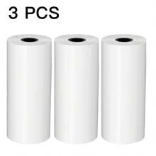 Clear Self Adhesive Sticker Paper, Transparent Sticker Printing Paper For Mini Portable Printers, 55mm X 24mm, Suitable For Most Portable Wireless Pocket Printers - White - View 10