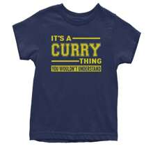 It's A Curry Thing, You Wouldn't Understand Basketball Youth T-Shirt - Tie-dye jellybean - View 8