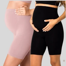 Lupo Original Seamless Maternity Bermuda Boxer Panties - 黑色 - 查看 2