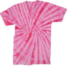 Basics - Pure & Simple Blank Apparel Mens T-Shirt - Tie-dye spider pink - View 1
