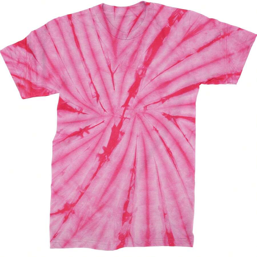 Basics - Pure & Simple Blank Apparel Mens T-Shirt - Tie-dye spider pink - View 1