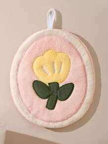 منشفة يد ناعمة سريعة الجفاف بنمط الزنبق - ماصة للغاية، تصميم زهري حديث، مناسبة للمطبخ والحمام والمدرسة والعودة إلى المدرسة والسفر والضروريات المنزلية والمنشفة والعناية بالبشرة - متعدد الألوان - مشاهدة 5