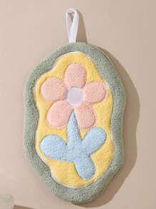 منشفة يد ناعمة سريعة الجفاف بنمط الزنبق - ماصة للغاية، تصميم زهري حديث، مناسبة للمطبخ والحمام والمدرسة والعودة إلى المدرسة والسفر والضروريات المنزلية والمنشفة والعناية بالبشرة - متعدد الألوان - مشاهدة 8