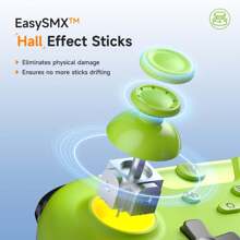 EasySMX X05 Multiplatform Gaming Controller With Hall Effect Joysticks Tri-Mode Connection(BT+2.4G+Wired) Compatible With PC\Android\IOS\NS\Tablet,For Black Myth Wukong - Green - View 6