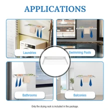 Fixed Clothes Drying Racks - een maat - Bekijken 3