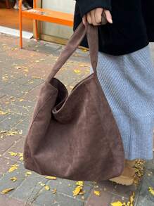 Bolso de mano con capacidad amplia, estilo vintage casual, con diseño de patchwork, para el hombro y uso diario, elegante bolso de viaje para mujeres, bolso, bolso inspirado en el estilo retro para mujer