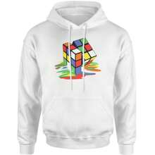 Embroidered  Pot Leaf Patch (Pocket Print) Adult Crewneck Sweatshirt - White - View 11