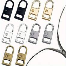 2/5 件可拆卸金属拉链头，用于更换拉链滑块、拉链修理套件、拉链拉头 DIY 缝纫包外套 - 拉鍊頭修復器 - 查看 3