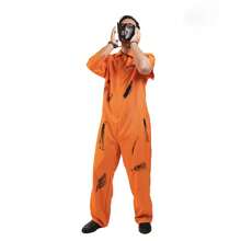 Prisoner Costume Cosplay Scary Men Prisoner Jumpsuit - Orange - View 5