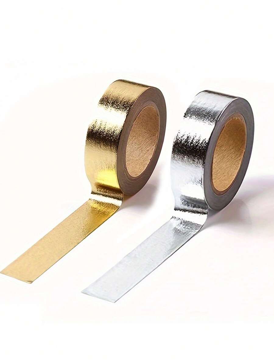 Złota taśma washi, srebrna taśma washi, złota taśma do rękodzieła, różowo-złota taśma washi, fioletowa taśma washi, samoprzylepna metalizowana taśma poliestrowa, taśma washi do bożonarodzeniowych akcentów ściennych, grafiki samochodowe, złota taśma washi, metaliczna złota taśma lustrzana do dekoracji ściennych, grafika artystyczna DIY, samoprzylepna złota taśma dekoracyjna do pakowania prezentów, dekoracja ścian, łazienka, rękodzieło