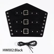 1 chiếc vòng tay da, vòng tay trang trí Unisex, vòng tay hiệp sĩ Punk cổ điển, đạo cụ trang phục sân khấu Halloween - Nhiều màu - Xem 4