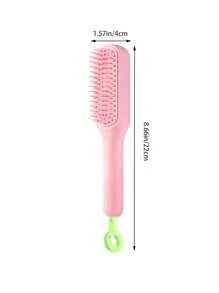 1 pieza Peine mágico retráctil, limpieza del cuero cabelludo, cepillo de masaje portátil para el cabello, cepillo antiestático, para uso doméstico, cepillo, cepillos de cabello, cepillo de bordes, cepillar el cabello, peine de cabello, peinar el cabello, cepillo desenredante, cepillo de bolas, mini cepillo de cabello, set de cepillos de cabello, peine de madera - Multicolor - Ver 10