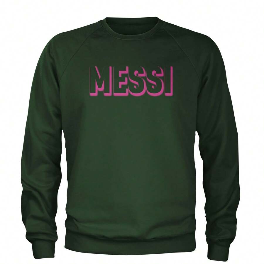 Messi OUTLINE Miami Futbol Adult Crewneck Sweatshirt - Rừng xanh - Xem 1