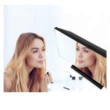 Curved Mirror LED Digital Table Clock With Alarm Clock And Temperature - NGẪU NHIÊN - Xem 6