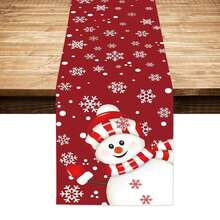 Cărucior de masă pentru Crăciun Fericit, fundă roșie cu buline stele Bucătărie decor pentru masă, sărbători de iarnă, fermă, decorațiuni pentru casă, pentru interior, în aer liber, pentru petrecere, pentru vacanță, cadou de Anul Nou. - Multicolor - Vizualizare 21