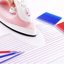 EDCUEBE7 20 cái Bút xóa được Nạp lại , Nhiệt độ cao Chất vải Đánh dấu Bút mực , Đối với Da , Quần áo , Khâu chéo Dấu hiệu Bút ( 4 Màu ) - Nhiều màu - Xem 3