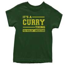 It's A Curry Thing, You Wouldn't Understand Basketball Youth T-Shirt - Tie-dye jellybean - View 3