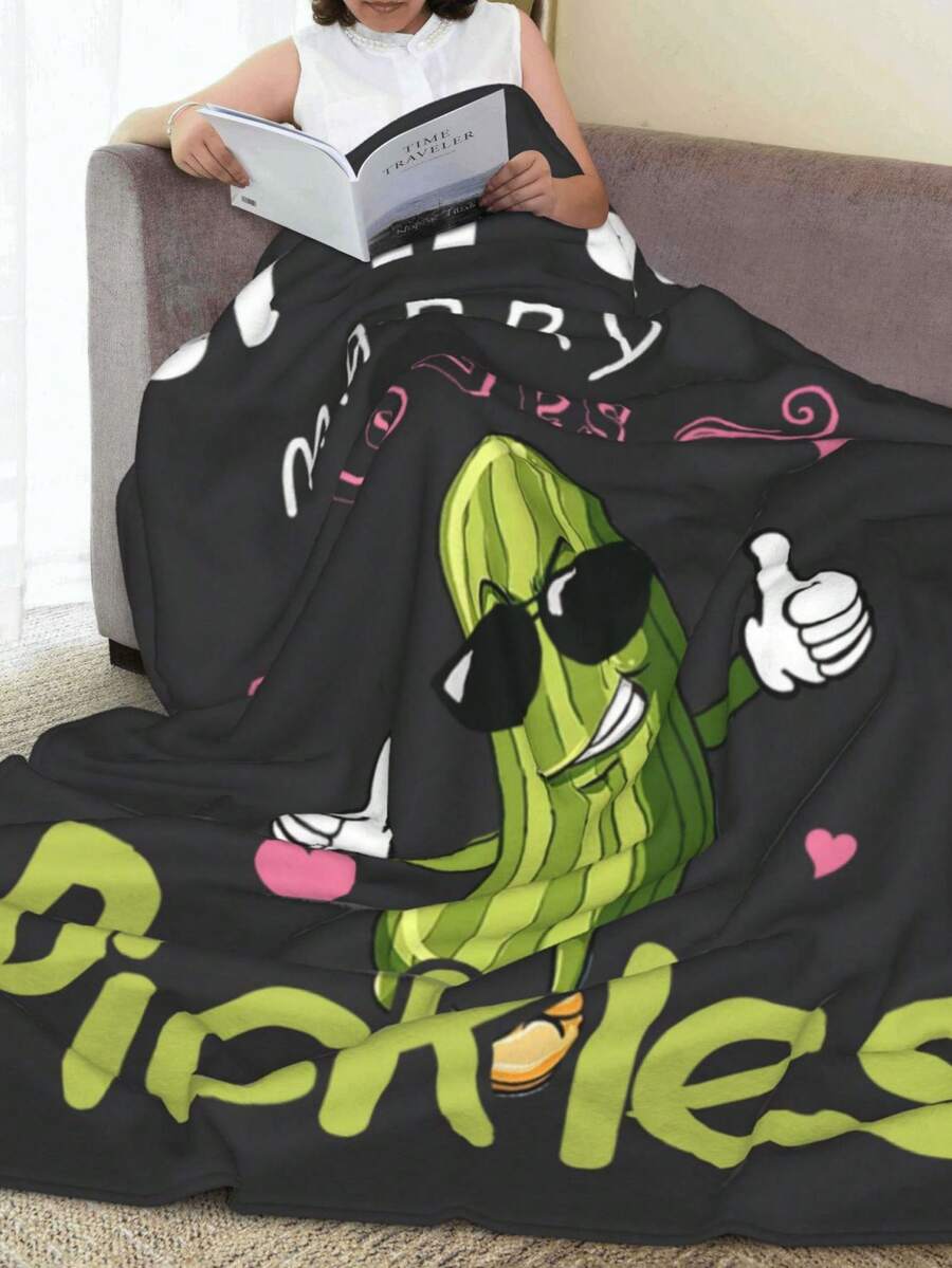 1pc Custom Name Blanket For Bed ,Custom Fruit Bedding Blanket