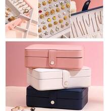 Travel Handbag Jewelry Holder Portable Box For Storing Earrings Necklaces And Rings - Màu Hồng baby - Xem 11