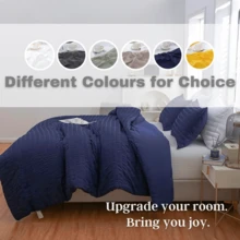 Seersucker Sage Green Comforter Full Size Comforter Sets, Sage Green Comforter Set Full, Sage Comforter Set Full Sage Comforter Full Size Bed Comforter Sets,Sage Green Full Size Comforter Set - Navy Blue - View 3