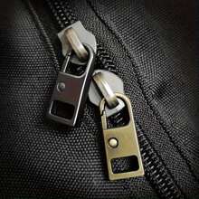 2/5 件可拆卸金属拉链头，用于更换拉链滑块、拉链修理套件、拉链拉头 DIY 缝纫包外套 - 拉鍊頭修復器 - 查看 11