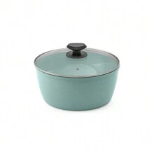 PAQUETE Batería De Cocina PREMIUM Jade Smart 5 Piezas + Comal Jade Cook Garantía Como Lo Viste En TV - verde menta - Ver 7
