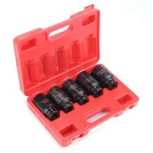 5-Pack 12-Point Axle Hub Nut Socket Kit 1/2-Inch Drive Professional Impact Socket Kit - Socket Set - View 3