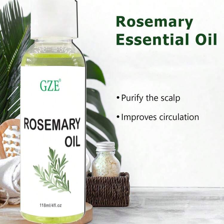 GZE 头皮迷迭香油，适用于头发分叉 | 强韧秀发护理 | 男士滋养丰盈精油 - 綠色 - 查看 7