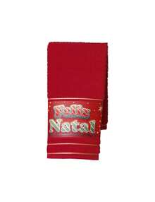 Kit 3 Jacquard Christmas Hand Towels 30x45cm - Đỏ - Xem 5
