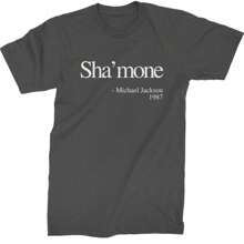 Sha'mone Quote King Of Pop Mens T-Shirt