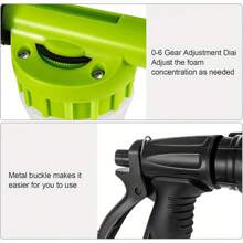 Snow Foam Sprayer Car Wash Spray Tool Long Gun Use Hose Sprayer 900 Ml Cleaning Foam Spray Gun Car Wash Soapy Water Nozzle For Home Garden Watering (Green)