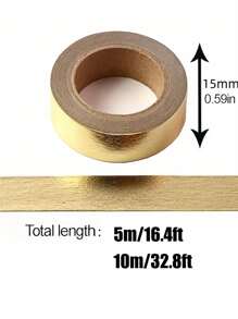 Złota taśma washi, srebrna taśma washi, złota taśma do rękodzieła, różowo-złota taśma washi, fioletowa taśma washi, samoprzylepna metalizowana taśma poliestrowa, taśma washi do bożonarodzeniowych akcentów ściennych, grafiki samochodowe, złota taśma washi, metaliczna złota taśma lustrzana do dekoracji ściennych, grafika artystyczna DIY, samoprzylepna złota taśma dekoracyjna do pakowania prezentów, dekoracja ścian, łazienka, rękodzieło