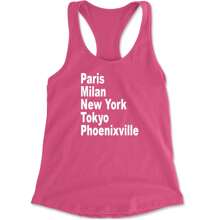 The Great Borough Of Phoenixville Racerback Tank Top For Women - 玫紅色 - 查看 1
