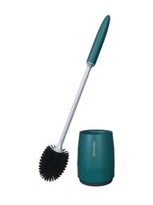 Bộ 1 chổi vệ sinh bồn cầu và giá đỡ, đầu chổi lông silicon, cán dài có lông cán chắc chắn dùng để vệ sinh phòng tắm, trang trí phòng tắm, trang trí mùa thu - Nhiều màu - Xem 15