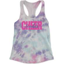 Cheerleader With Scripted Flair Racerback Tank Top For Women - 炭灰色 - 查看 7