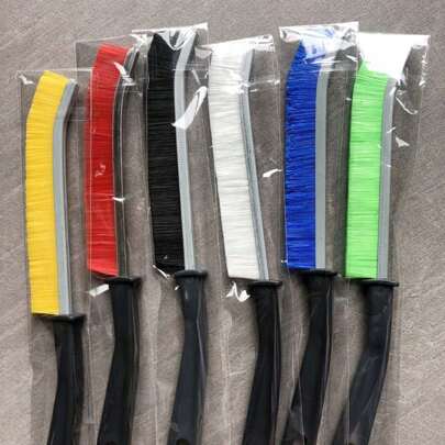 1 件/3 件/6 件多功能缝隙清洁刷套装 | 窗台角槽除尘清洁刷 | 窄条硬毛刷 | 用于清洁狭窄空间 | 用于擦洗和清洁 - 适用于浴室、厨房、淋浴、窗户填缝、瓷砖、家庭清洁工具