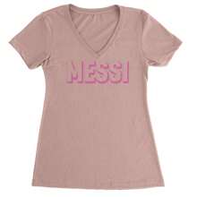OUTLINE Miami Futbol Ladies V-Neck T-Shirt - Light pink - 查看 1