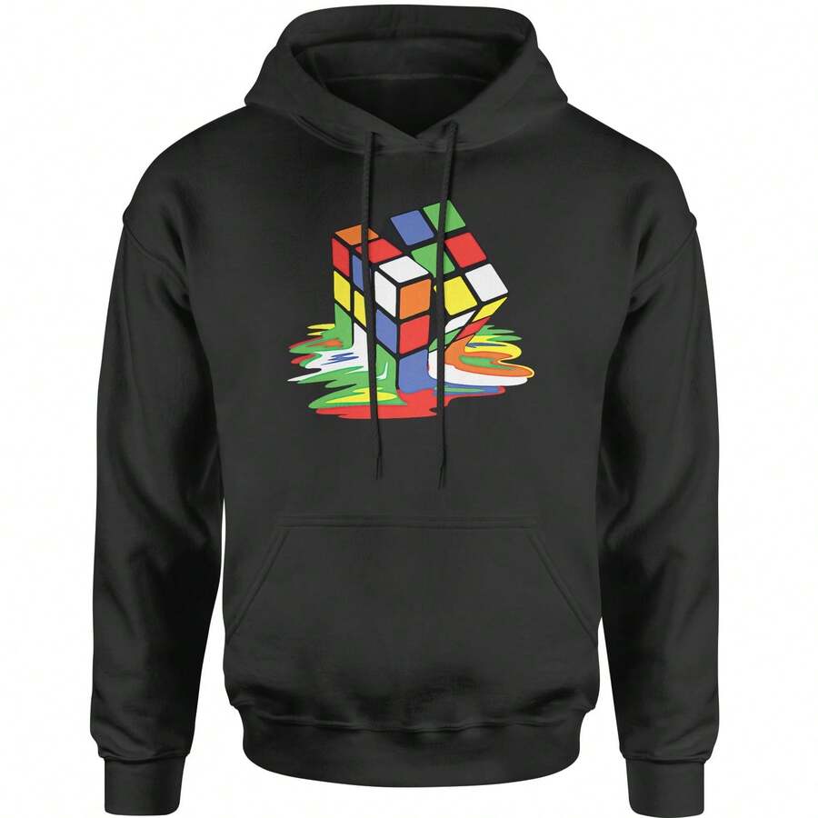 Embroidered  Pot Leaf Patch (Pocket Print) Adult Crewneck Sweatshirt - 黑色 - 查看 1