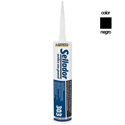 Sellador Acrílico Para Uso General 300ML-finotech 303-pintable impermeable