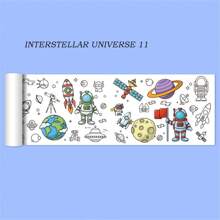 1pc 0.9m Color-Filling Drawing Paper, Large Size Scribble Paper, Coloring Painting Paper Roll, Watercolor Painting Canvas, Wall-Mountable, Non-Messy Back To School,Back To School,School Supplies