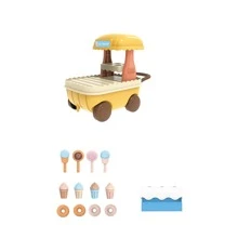 Kids Pretend Play Mini Washing Machine Kitchen Scene Toy Set, Doll House Miniature Furniture DIY Model