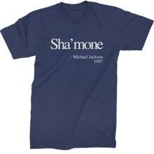 Sha'mone Quote King Of Pop Mens T-Shirt
